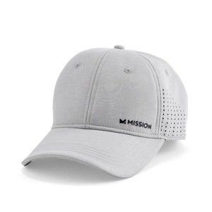 Mission COOLING Unisex Vented Performance Hat Stay Cool, One Size, Alloy Heather